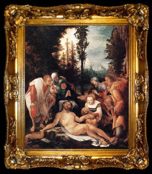 framed  HUBER, Wolf The Lamentation of Christ sg, ta009-2